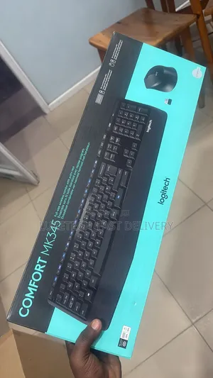 Logitech MK345 Wireless Keyboard & Mouse Combo with Palm Rest