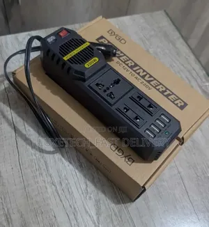 BYGD 200W Car Power Inverter with 4 USB + AC Socket