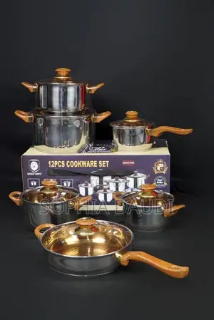 Kaisavilla Wooden Handle Pots & Pans Set
