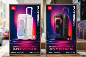 JBL PartyBox 330 Rechargeable Speaker with Wheels & Lightshow