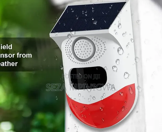 Solar Motion Sensor Alarm System - Reliable Security - 1