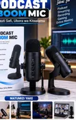 Podcast Boom Mic - Professional USB Microphone - 4