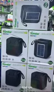 Sundar SD078BT Solar Bluetooth Speaker FM Radio - 1