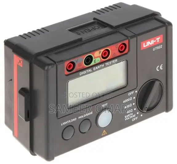 Uni-T UT522 Digital Earth Ground Resistance Tester - 1