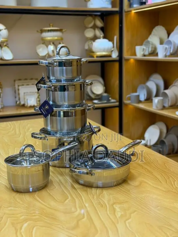 Kaisavilla Heavy Stainless Steel Pots & Pans Set - 1