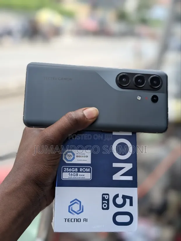New Tecno Camon 50 Pro 256GB Black - 1