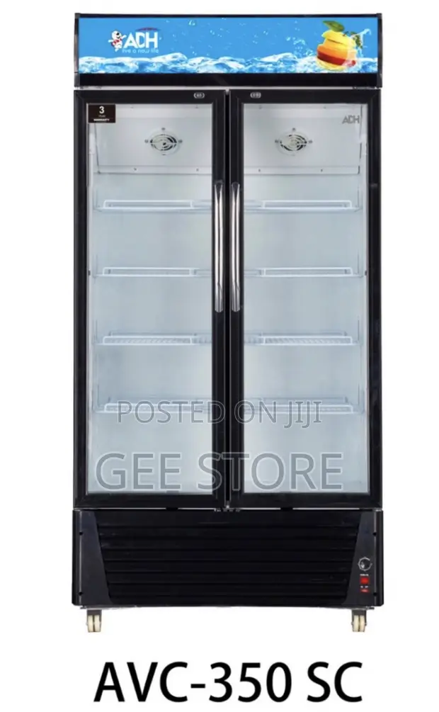 ADH Double Door Showcase Fridge (AVC-350 SC) 655L - 1