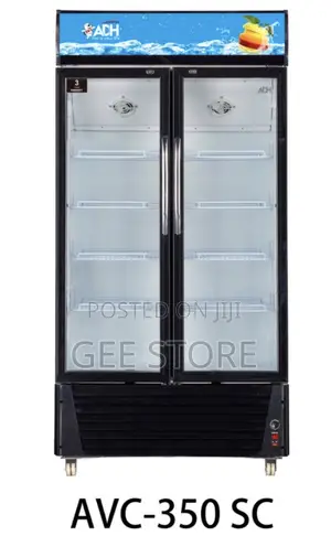 ADH Double Door Showcase Fridge (AVC-350 SC) 655L