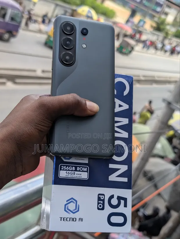 New Tecno Camon 50 Pro 256GB Black - 1