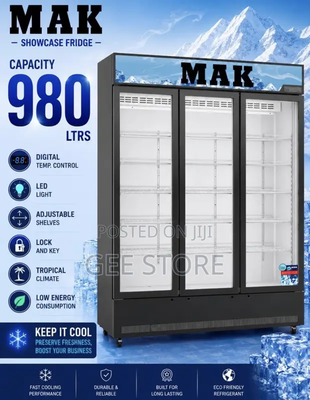 Mak Showcase Fridge (980 Liters) - 1