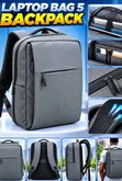 Ergonomic Laptop Backpack - Water-Resistant - 4