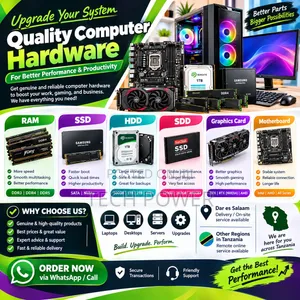 Computer Hardware Upgrade: RAM, SSD, HDD, Graphics Card, Motherboard