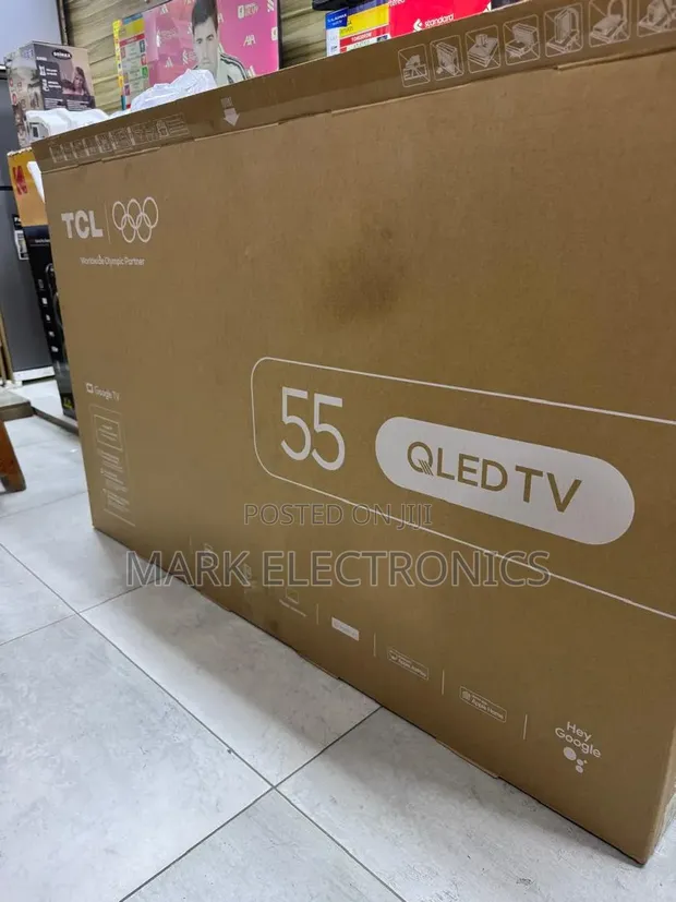 TCL 55" QLED Smart Android TV - 1