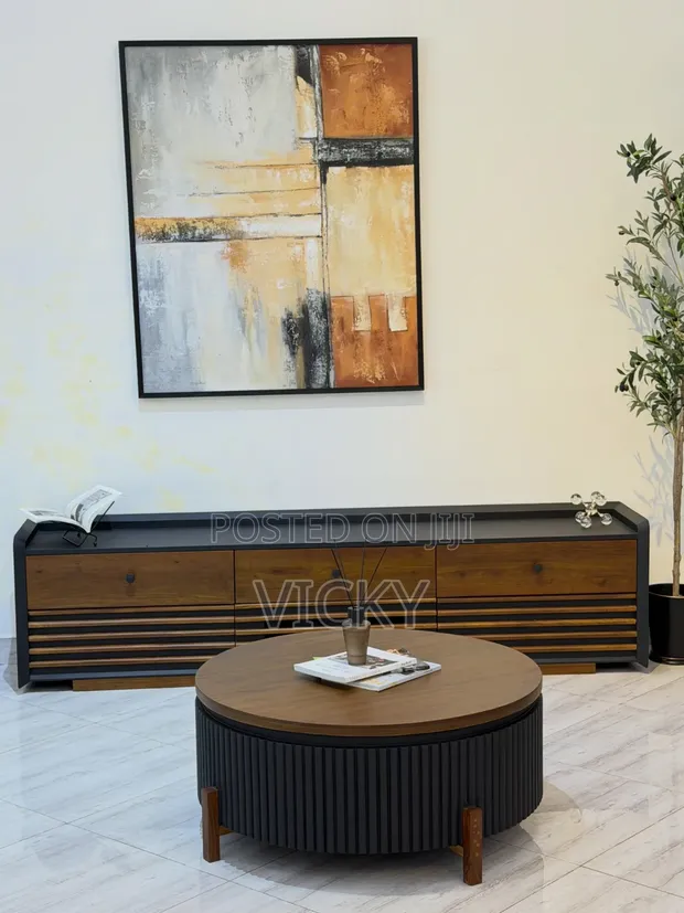 Mninga Showcase and Coffee Table Set - TZS 800,000 - 1