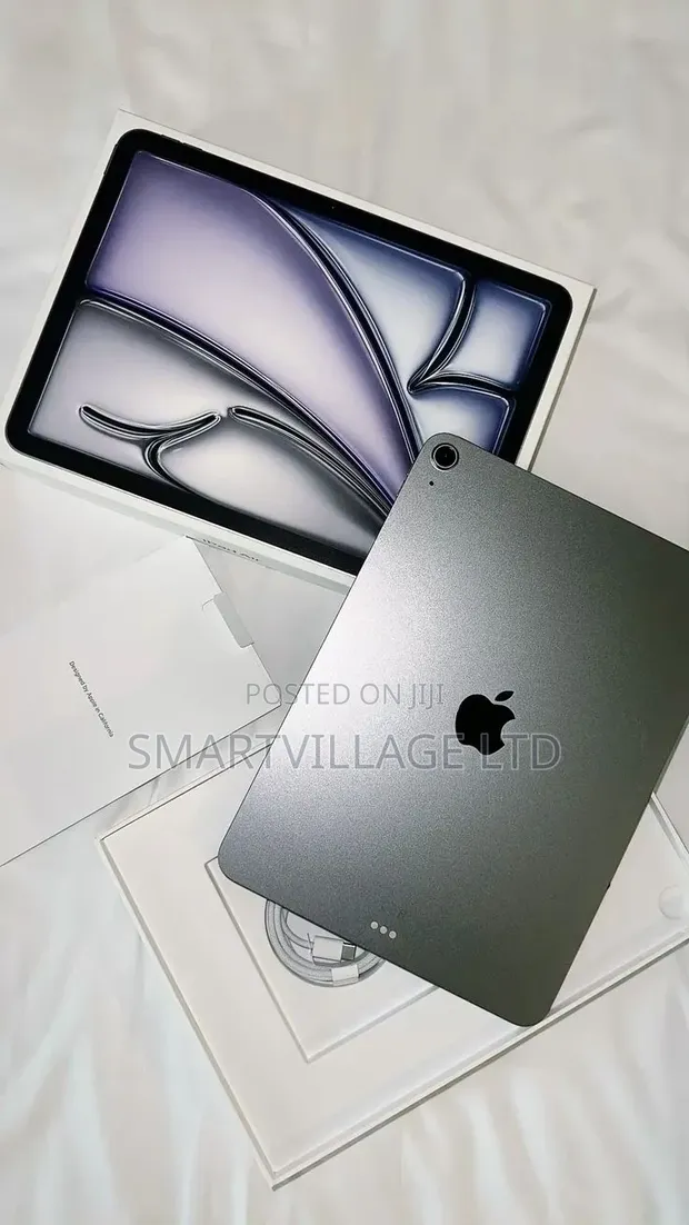 Apple iPad Air 13" (2024) M2 Chip 128GB Kijivu Kipya - 1