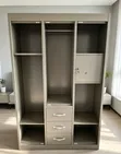 Kabati la Chuma la Kudumu na Kioo na Droo - 3