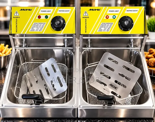 Mewe Double Electric Deep Fryer 12L - 1
