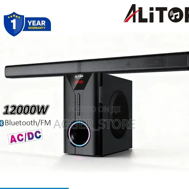 Alitop SP-2506 Soundbar and Subwoofer System - 1