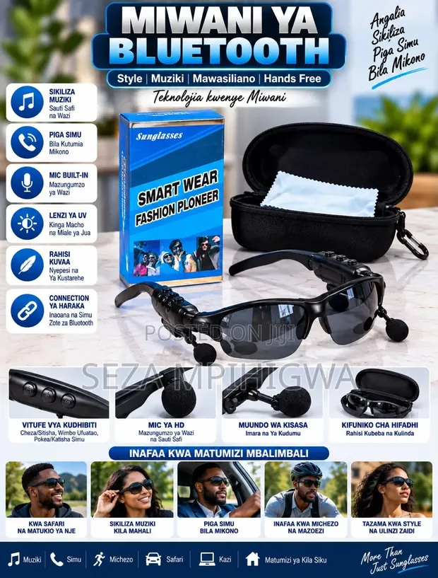 Modern Sunglasses with Hands-Free Bluetooth - 1