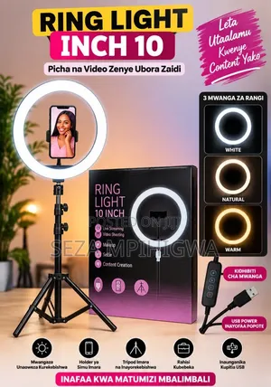 3 Color Ring Light for Content Creators & Salons