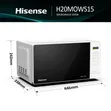Hisense 20L Digital Microwave - Touch Control - 4