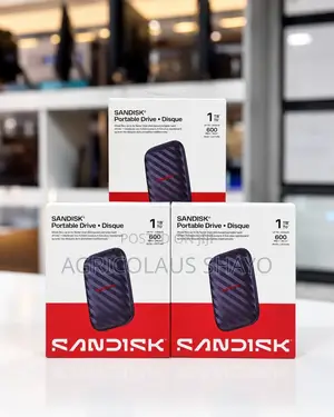 SanDisk Portable SSD 1TB (Black/Red Accent)