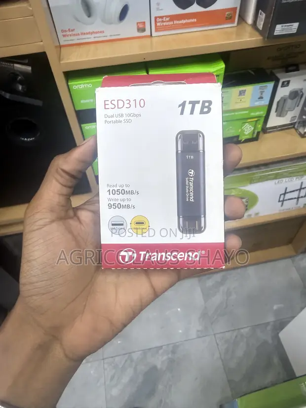 Transcend ESD310 1TB Portable SSD 10Gbps USB 3.2 Gen 2 - 1