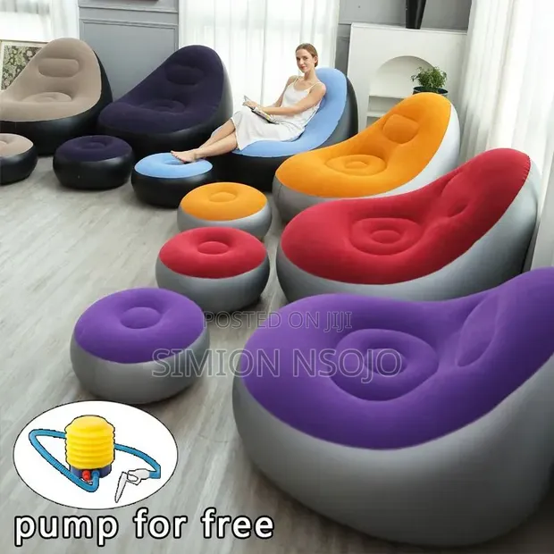 Air Sofa with Hand Pump - 1