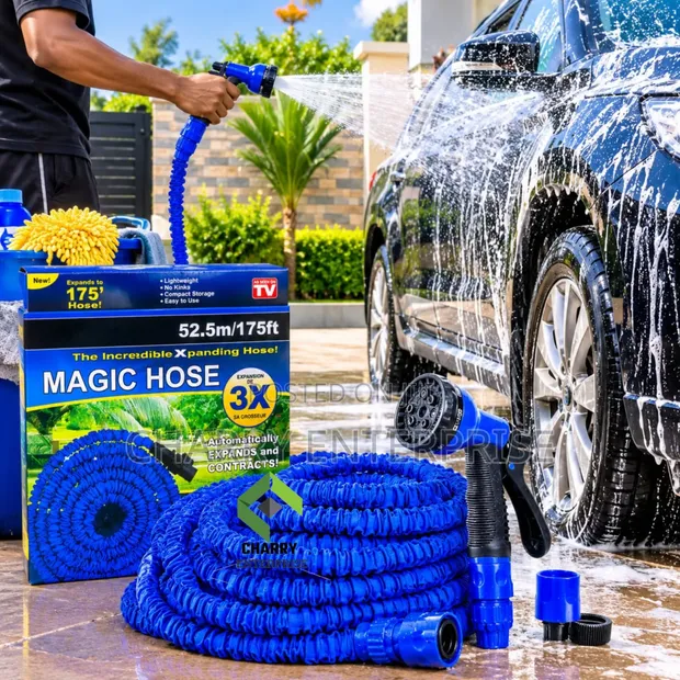 Magic Hose Expandable Garden Water Hose 52.5m/175ft - 1