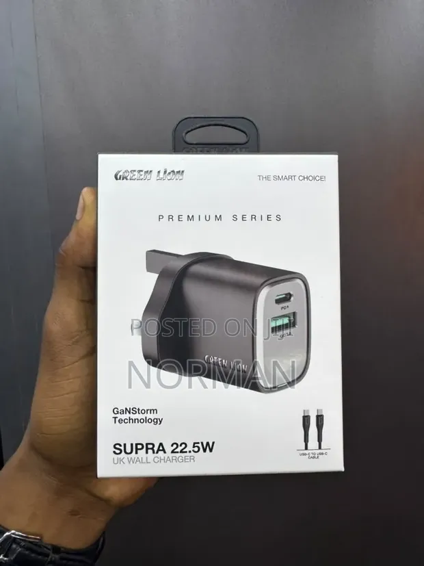 Green Lion SUPRA 22.5W 2-Port Wall Charger - 1