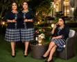 Rich Aunty Checked Dress - Boss Lady Edition - 1