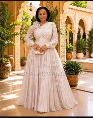Gauni la Uturuki Lililopinda - Dubai Luxury Edition