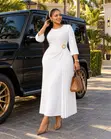 Office Pleated Dress - Boss Lady Gold Edition - 2