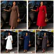 Office Pleated Dress - Boss Lady Gold Edition - 3