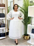 Gauni la Lace la Uturuki - Toleo la Peplum la Kifahari - 4