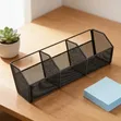 3-Section Mesh Desk or Kitchen Organizer - 1