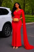 Turkey/Dubai Original Cape Gown - Rich Aunty Edition - 2