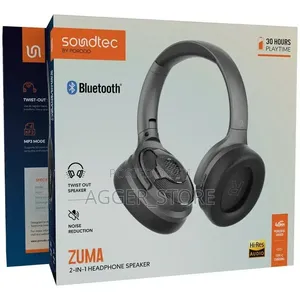 Soundtec by Porodo Zuma 2-in-1 Headphone and Speaker