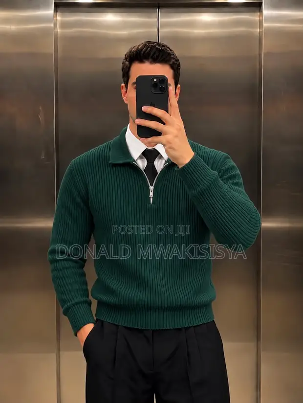 Sweta ya Polo Zip ya Knitwear - Boss Classy Edition 2026 - 1