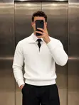 Sweta ya Polo Zip ya Knitwear - Boss Classy Edition 2026 - 2