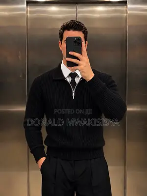 Boss Classy Edition Knitwear Zip Polo Sweater 2026