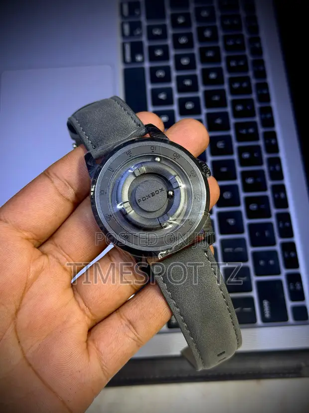 Foxbox Watch with Leather Straps - 1