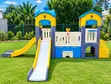 Kids Playground House with Slide, Basketball, Golf - 1