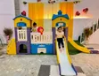 Kids Playground House with Slide, Basketball, Golf - 3