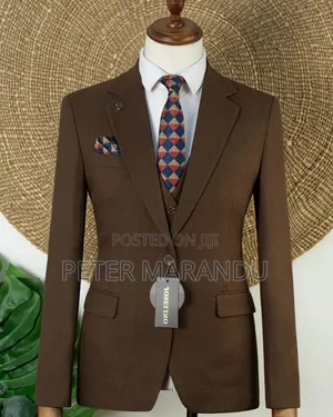 Joselino Coffee Brown 3-Piece Suit