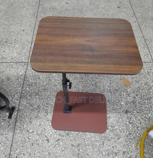 Adjustable C-Shape Sofa Side Table - Laptop Desk - 1