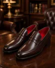 Quality Clarks Moccasins - Men's Leather - 2