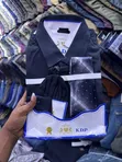Shati la Pamba la Kiume la Kawaida la Rangi Nyingi - 4