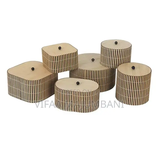 Brand New Bamboo Spice Storage Set (4pcs) - 1