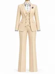 Ladies Premium 3-Piece Executive Suit - Slim Fit - 3